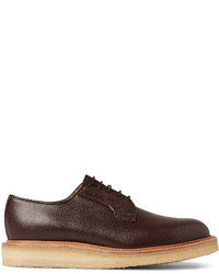 dunkelbraune Leder Derby Schuhe von Mark McNairy