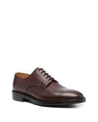 dunkelbraune Leder Derby Schuhe von Crockett Jones