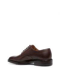 dunkelbraune Leder Derby Schuhe von Crockett Jones