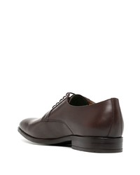 dunkelbraune Leder Derby Schuhe von PS Paul Smith