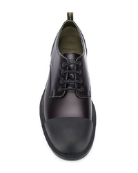 dunkelbraune Leder Derby Schuhe von Pezzol 1951
