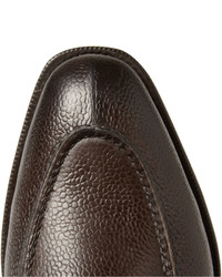 dunkelbraune Leder Derby Schuhe von Edward Green