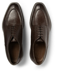 dunkelbraune Leder Derby Schuhe von Edward Green