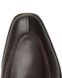 dunkelbraune Leder Derby Schuhe von Edward Green