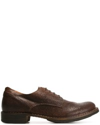 dunkelbraune Leder Derby Schuhe von Fiorentini+Baker