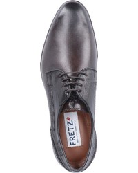 dunkelbraune Leder Derby Schuhe von FRETZ men