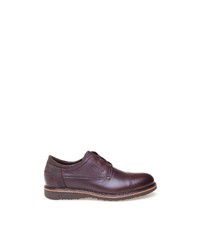 dunkelbraune Leder Derby Schuhe von Greyder