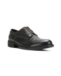 dunkelbraune Leder Derby Schuhe von Officine Creative