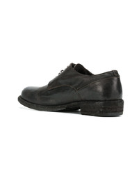 dunkelbraune Leder Derby Schuhe von Officine Creative