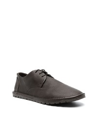 dunkelbraune Leder Derby Schuhe von Marsèll