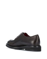 dunkelbraune Leder Derby Schuhe von Barrett