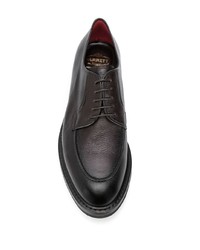 dunkelbraune Leder Derby Schuhe von Barrett