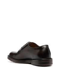 dunkelbraune Leder Derby Schuhe von Henderson Baracco