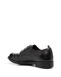 dunkelbraune Leder Derby Schuhe von Officine Creative