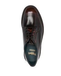 dunkelbraune Leder Derby Schuhe von Tricker's