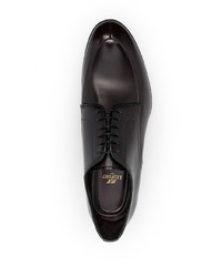 dunkelbraune Leder Derby Schuhe von Lidfort