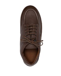 dunkelbraune Leder Derby Schuhe von Marsèll