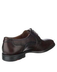 dunkelbraune Leder Derby Schuhe von Lloyd
