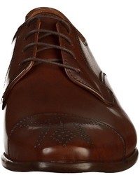 dunkelbraune Leder Derby Schuhe von Lloyd