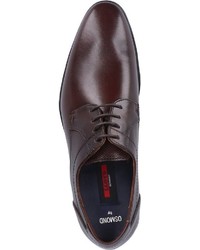 dunkelbraune Leder Derby Schuhe von Lloyd