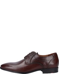 dunkelbraune Leder Derby Schuhe von Lloyd