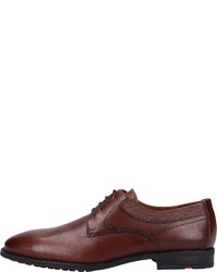 dunkelbraune Leder Derby Schuhe von Lloyd