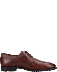 dunkelbraune Leder Derby Schuhe von Lloyd