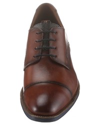 dunkelbraune Leder Derby Schuhe von Lloyd