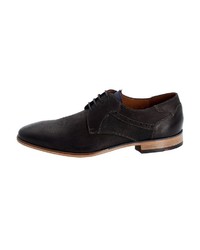 dunkelbraune Leder Derby Schuhe von Lloyd