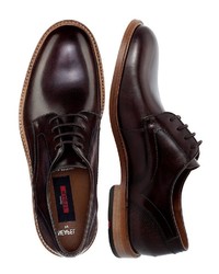 dunkelbraune Leder Derby Schuhe von Lloyd