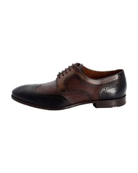 dunkelbraune Leder Derby Schuhe von Lloyd