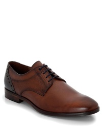 dunkelbraune Leder Derby Schuhe von Lloyd