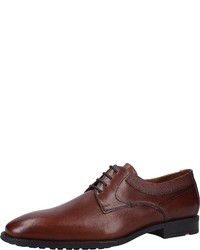 dunkelbraune Leder Derby Schuhe von Lloyd