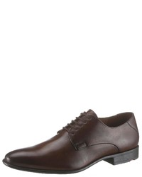 dunkelbraune Leder Derby Schuhe von Lloyd