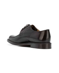 dunkelbraune Leder Derby Schuhe von Church's