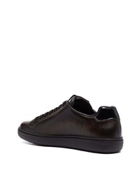 dunkelbraune Leder niedrige Sneakers von Church's