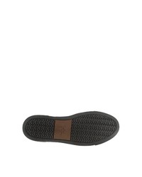 dunkelbraune Leder niedrige Sneakers von camel active