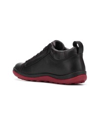 dunkelbraune Leder niedrige Sneakers von Camper