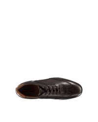dunkelbraune Leder niedrige Sneakers von Lloyd