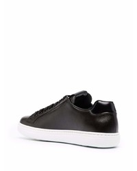 dunkelbraune Leder niedrige Sneakers von Church's