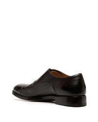 dunkelbraune Leder Oxford Schuhe von Alberto Fasciani