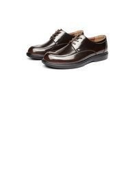 dunkelbraune Leder Oxford Schuhe von Allthemen