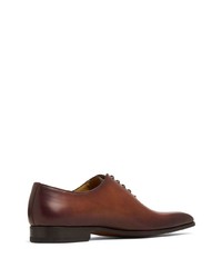 dunkelbraune Leder Oxford Schuhe von Magnanni