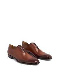 dunkelbraune Leder Oxford Schuhe von Magnanni