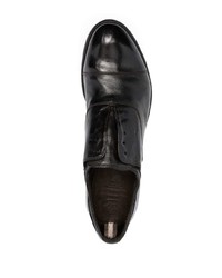 dunkelbraune Leder Oxford Schuhe von Officine Creative