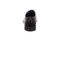 dunkelbraune Leder Oxford Schuhe von Bugatti