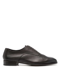 dunkelbraune Leder Oxford Schuhe von Canali