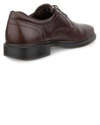 dunkelbraune Leder Oxford Schuhe von Ecco