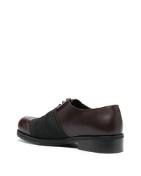 dunkelbraune Leder Oxford Schuhe von Stefan Cooke