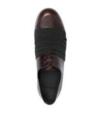 dunkelbraune Leder Oxford Schuhe von Stefan Cooke